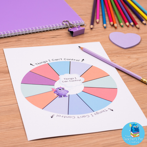 Things I Can Control Activity & Poster Pack - Emotional Regulation