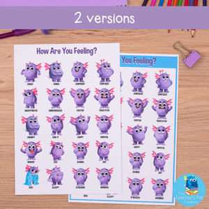 How Are You Feeling? Poster - Recognise Emotions Check in Chart with Pictures