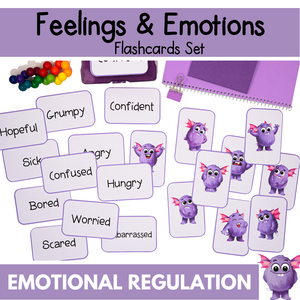 Flashcards to Recognise & Identify Feelings & Emotions - Visuals