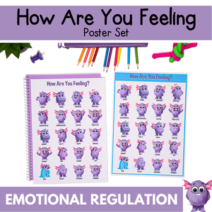 How Are You Feeling? Poster - Recognise Emotions Check in Chart with Pictures