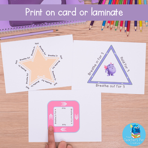 Breathing Boards for Calm Corner - Printable Calming Self Regulation Strategies