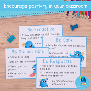 Respectful, Responsible, Safe and Proactive Posters