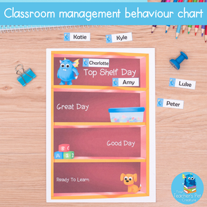 Whole Class Behaviour Tracking & Rewards Chart - Printable Poster A3 or A4