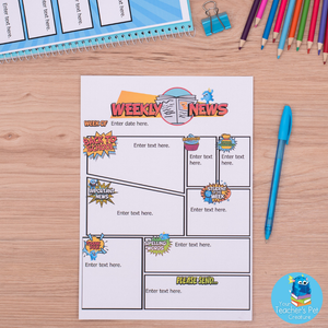 Classroom Newsletter Template
