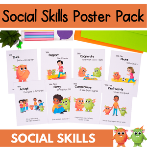 Social Skills Poster Pack - Printable Classroom Display