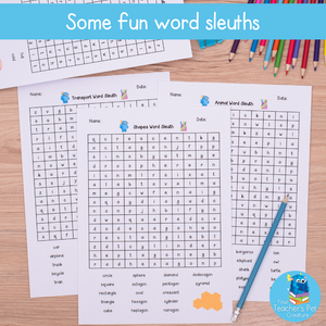 Early Finisher Activities - Blue