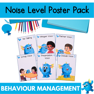 Volume Level Poster Pack - Voice Level Visual Reminder & Management Tool