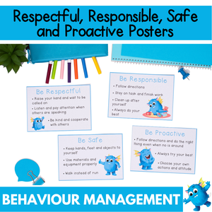 Respectful, Responsible, Safe and Proactive Posters