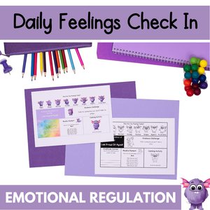 Daily Feelings & Emotions Check In Chart - Mindfulness Printable & Powerpoint