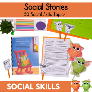 50 Social Stories - Social Skills Lessons & Activities - Taking Turns & More