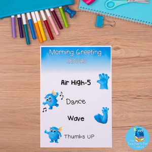 Morning Greetings Posters - Including Socially Distanced Non Contact Greetings