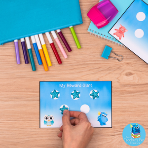 Personal Reward Charts - Printable Individual Behaviour Tracker - 5 or 10 Dots