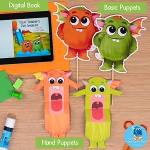 Triple Digital Book & Printable Puppets Bundle