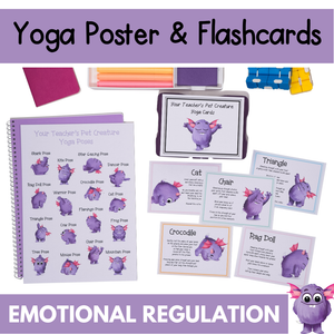 Yoga Poses Cards & Poster - Mindfulness in Early Childhood & Primary Classroom