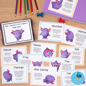 Yoga Poses Cards & Poster - Mindfulness in Early Childhood & Primary Classroom