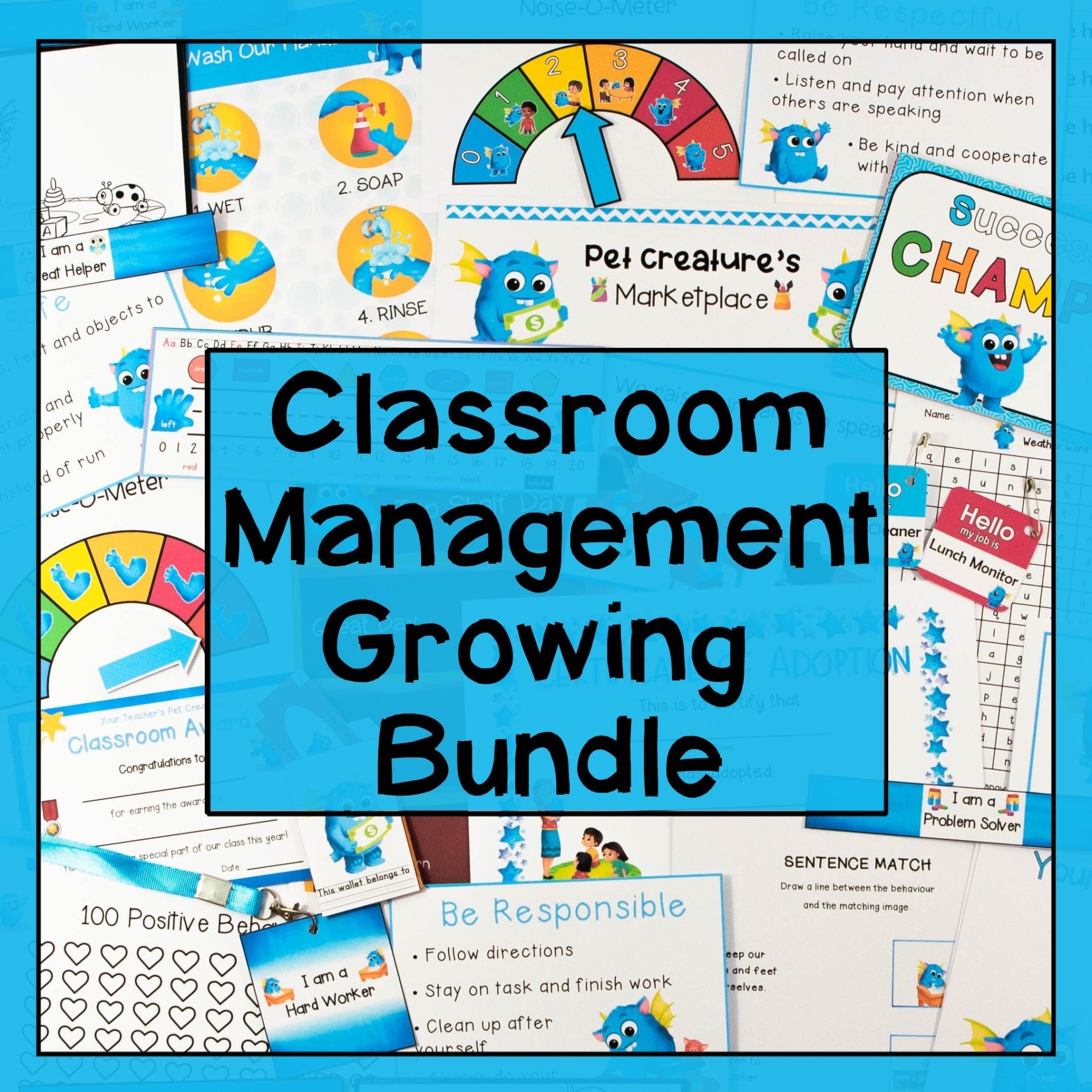 Classroom Management Growing Mega Bundle - Your Teacher's Pet Creature