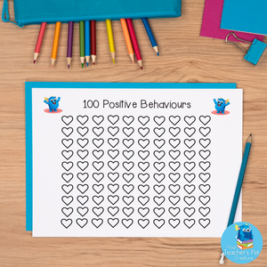 100 Acts of Kindness + Friendship Chart - Positive Behaviour Reward Tracker