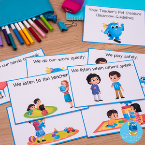 Editable Visual Classroom Guidelines & Rules Posters - Positive Behaviours