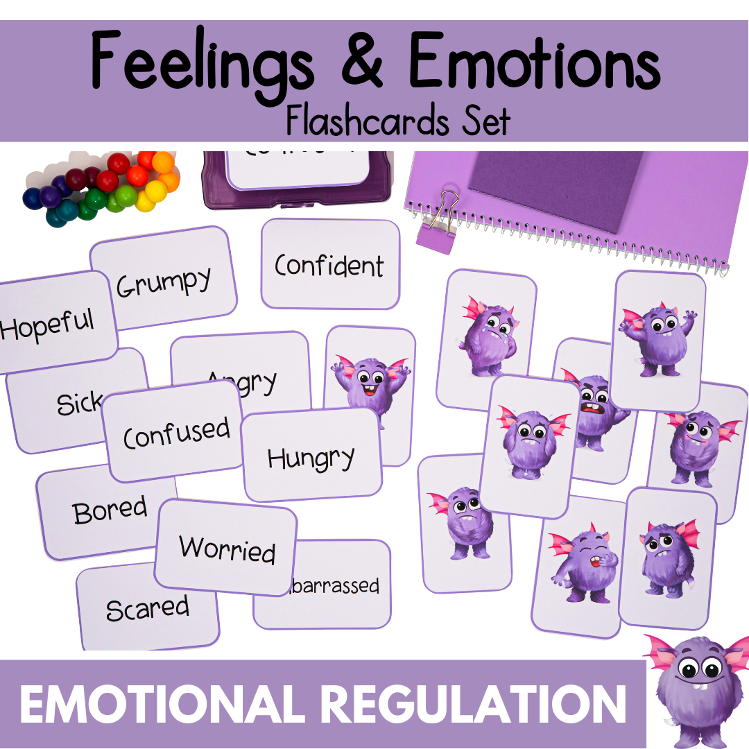 Flashcards to Recognise & Identify Feelings & Emotions - Visuals