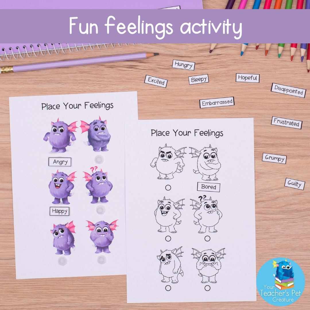 Place Your Feelings Activity