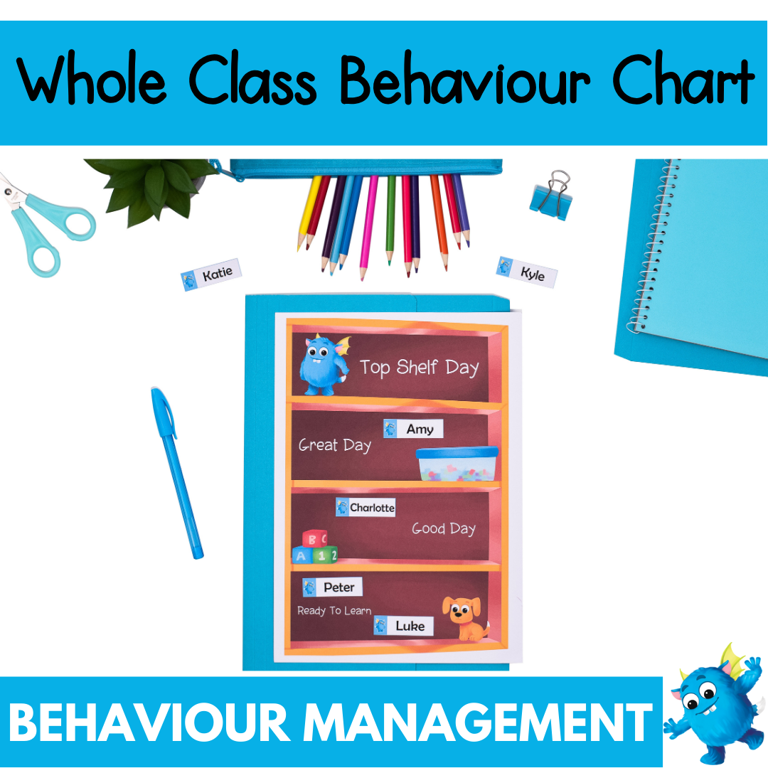 Whole Class Behaviour Tracking & Rewards Chart - Printable Poster A3 or A4