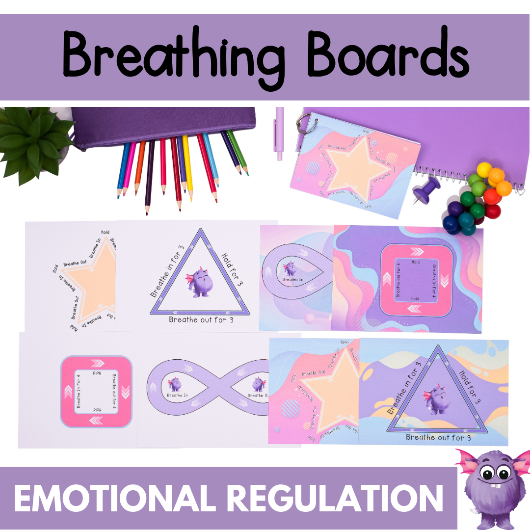Breathing Boards for Calm Corner - Printable Calming Self Regulation Strategies