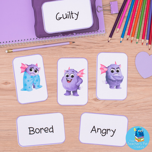 Flashcards to Recognise & Identify Feelings & Emotions - Visuals