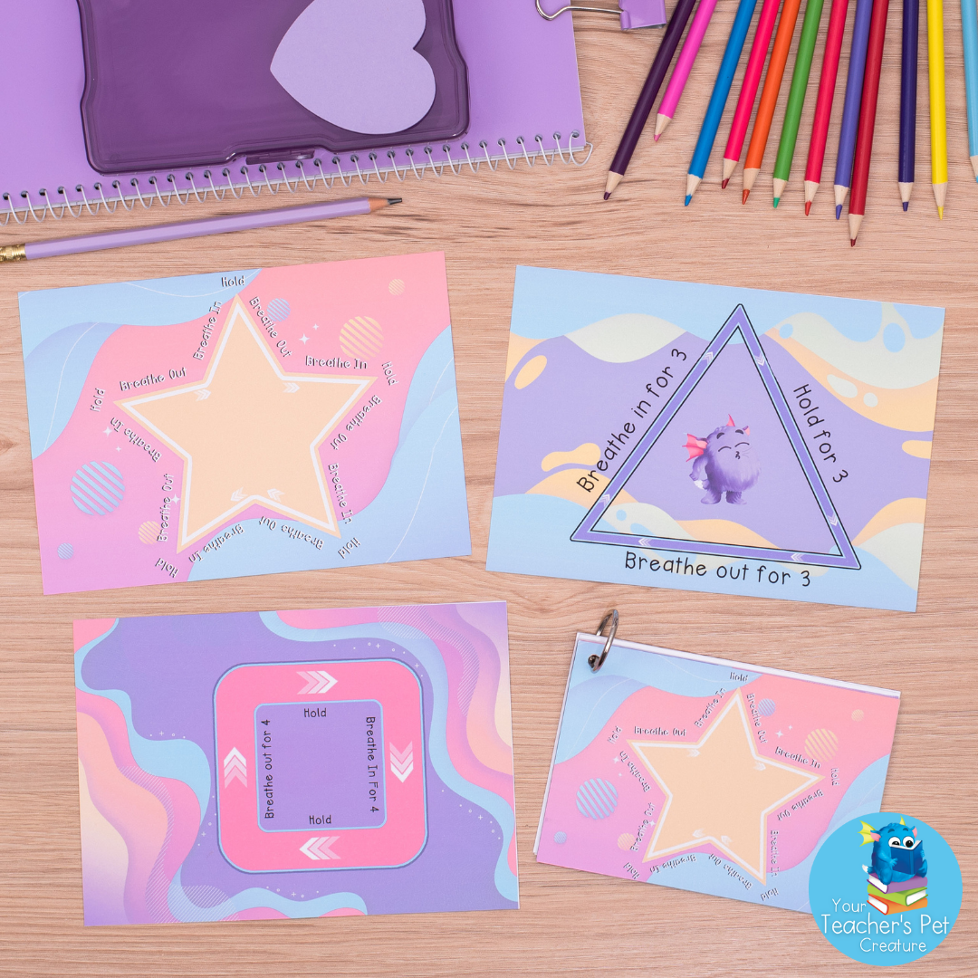 Breathing Boards for Calm Corner - Printable Calming Self Regulation Strategies