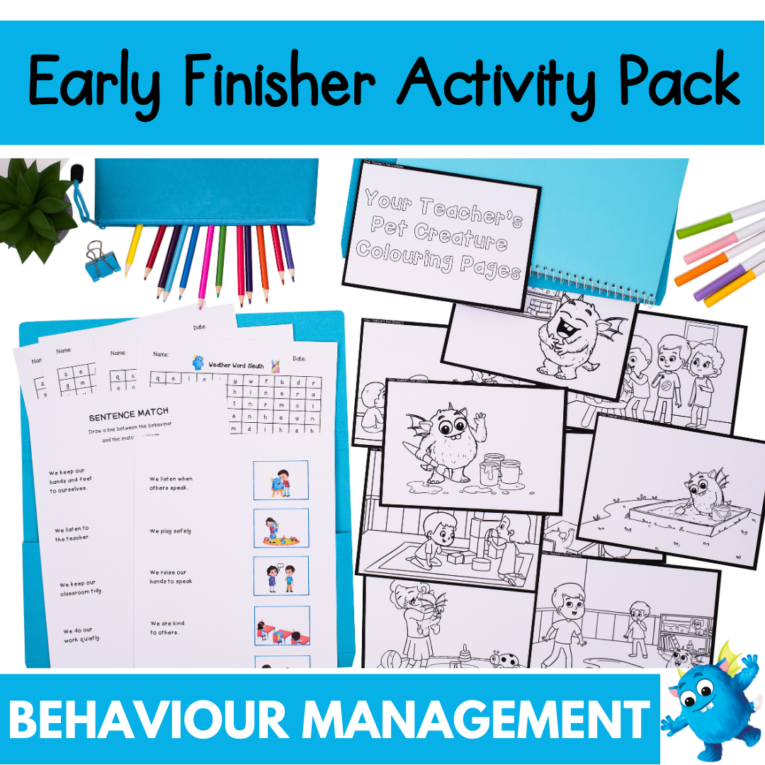 Early Finisher Activities - Blue
