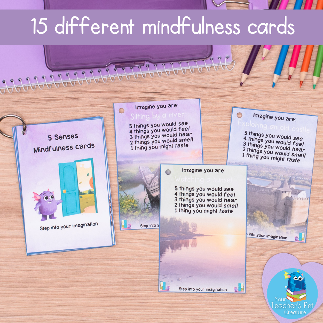 Zoom In On Your Senses Meditation Cards