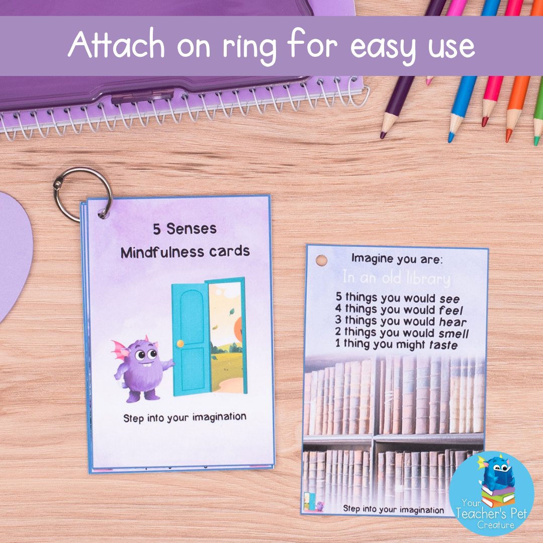 Zoom In On Your Senses Meditation Cards