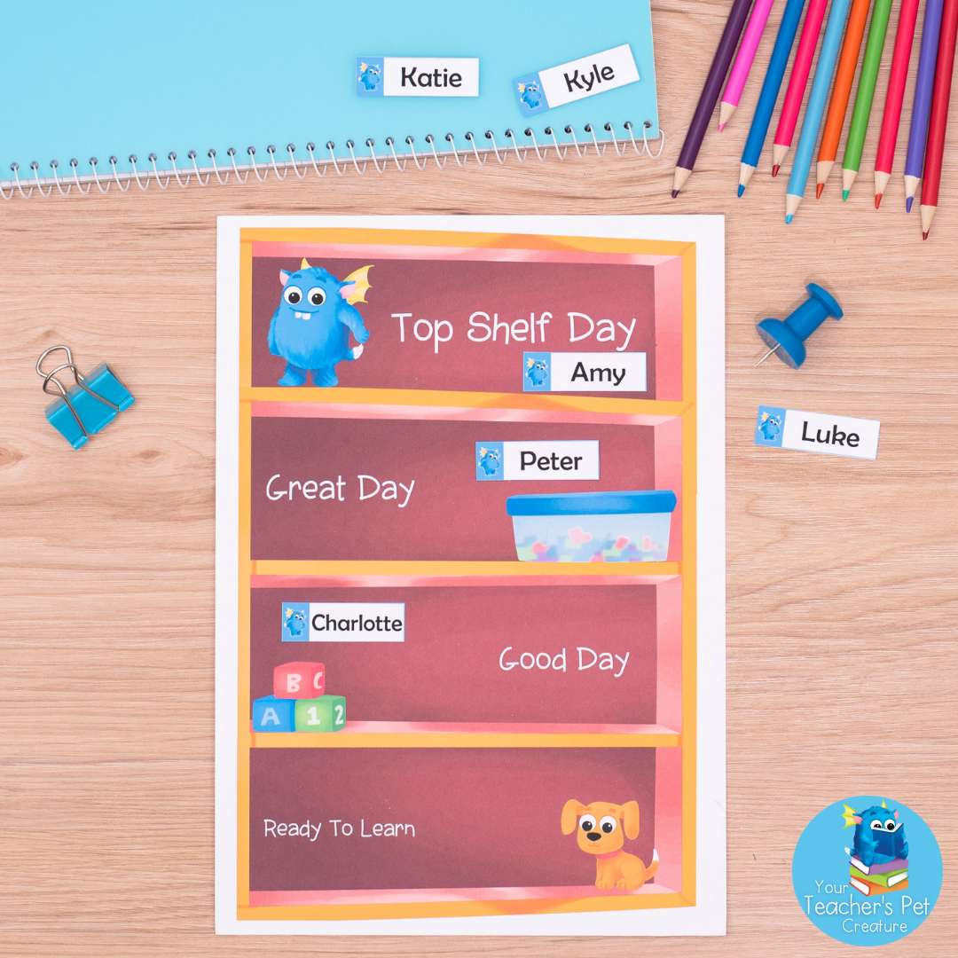 Whole Class Behaviour Tracking & Rewards Chart - Printable Poster A3 or A4