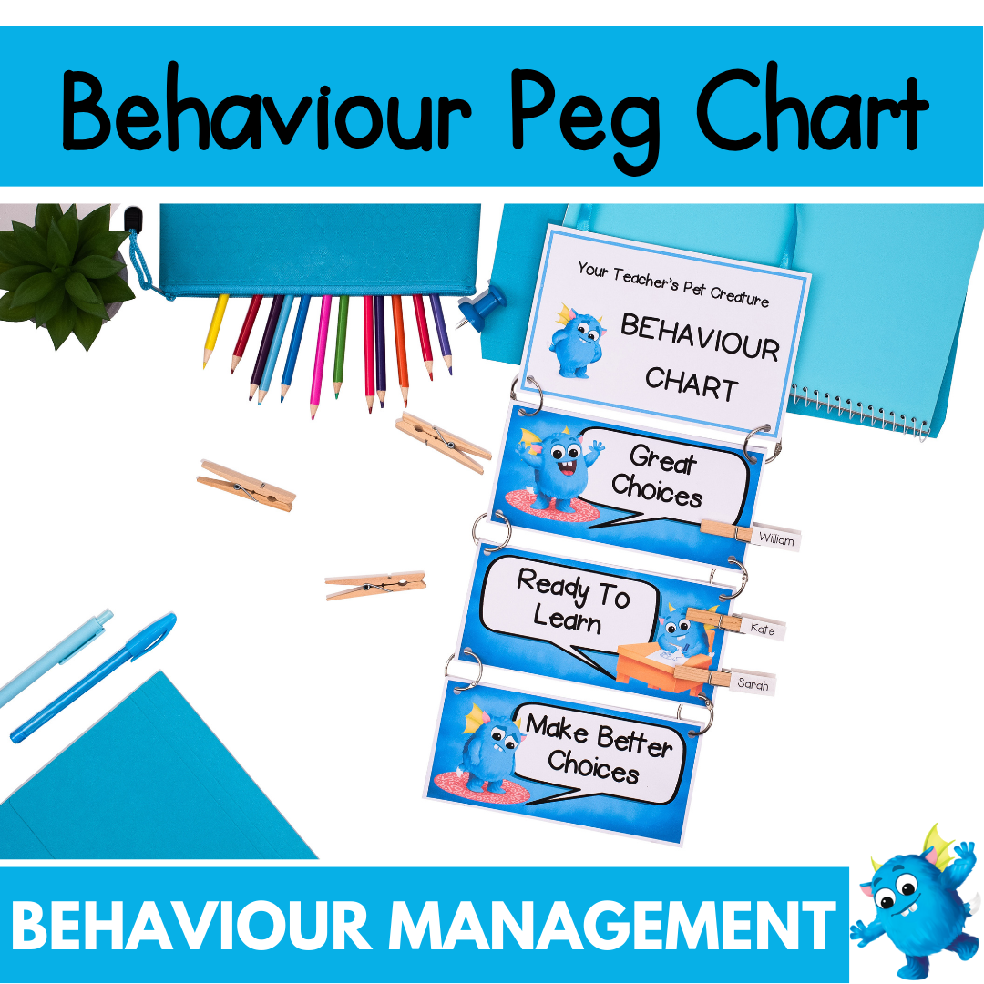 Whole Class Behaviour Peg Chart - Visual Reward Tracker