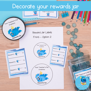 Printable Reward Jar Labels - Easy Markers to Track Class Behaviour & Rewards