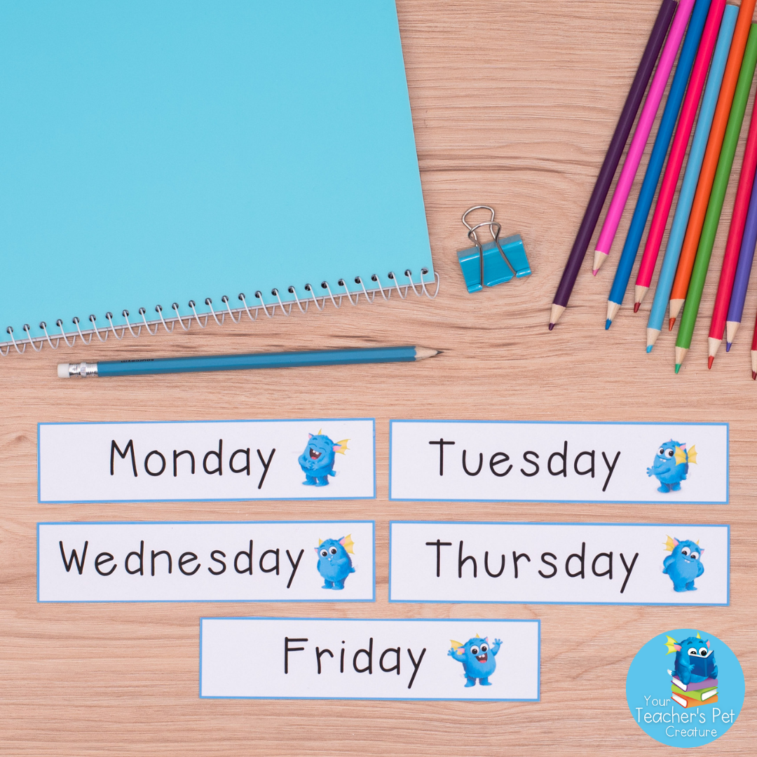 Interactive Wall Calendar - Blue