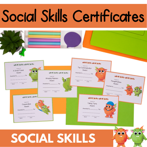 Social Skills Classroom Certificates