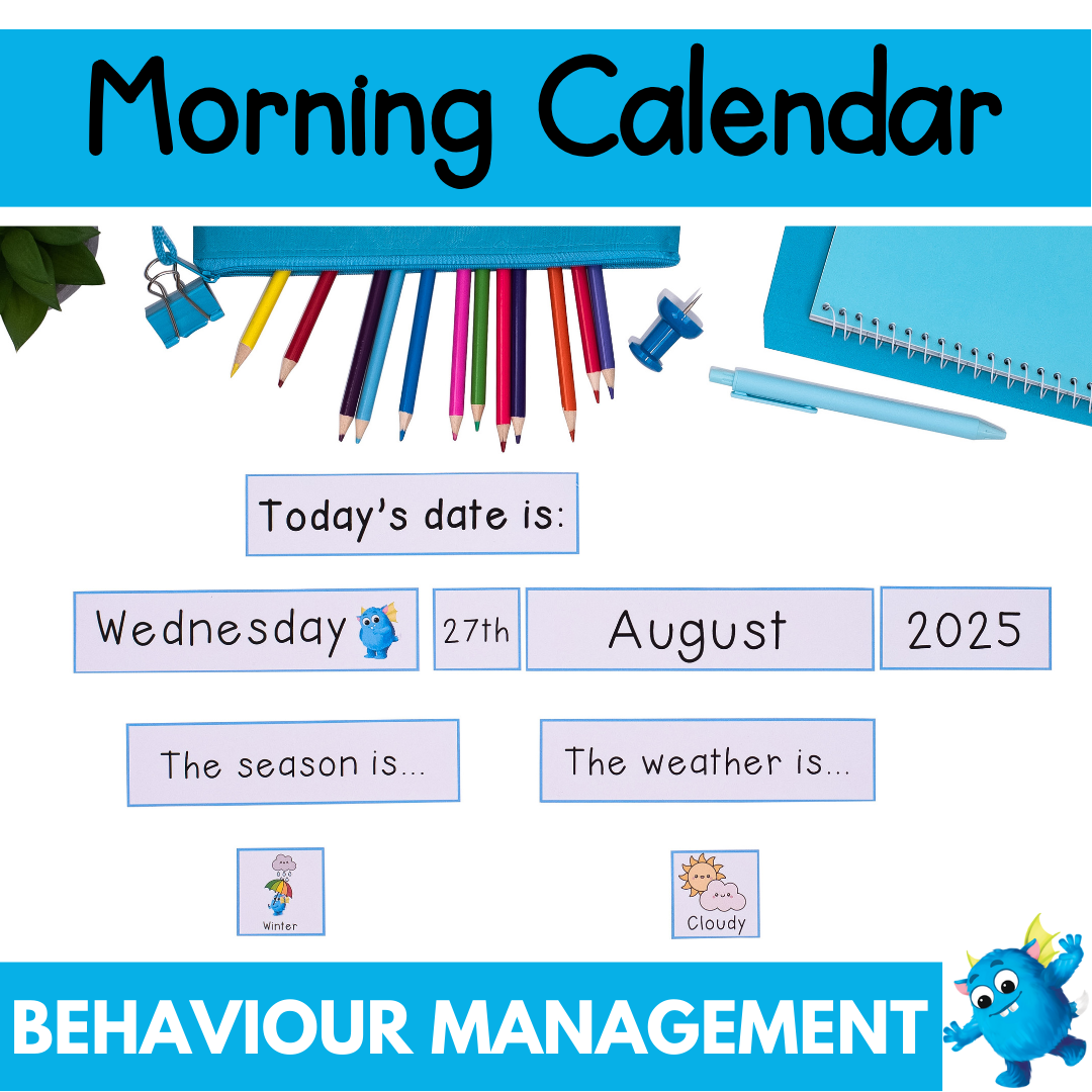 Interactive Wall Calendar - Blue