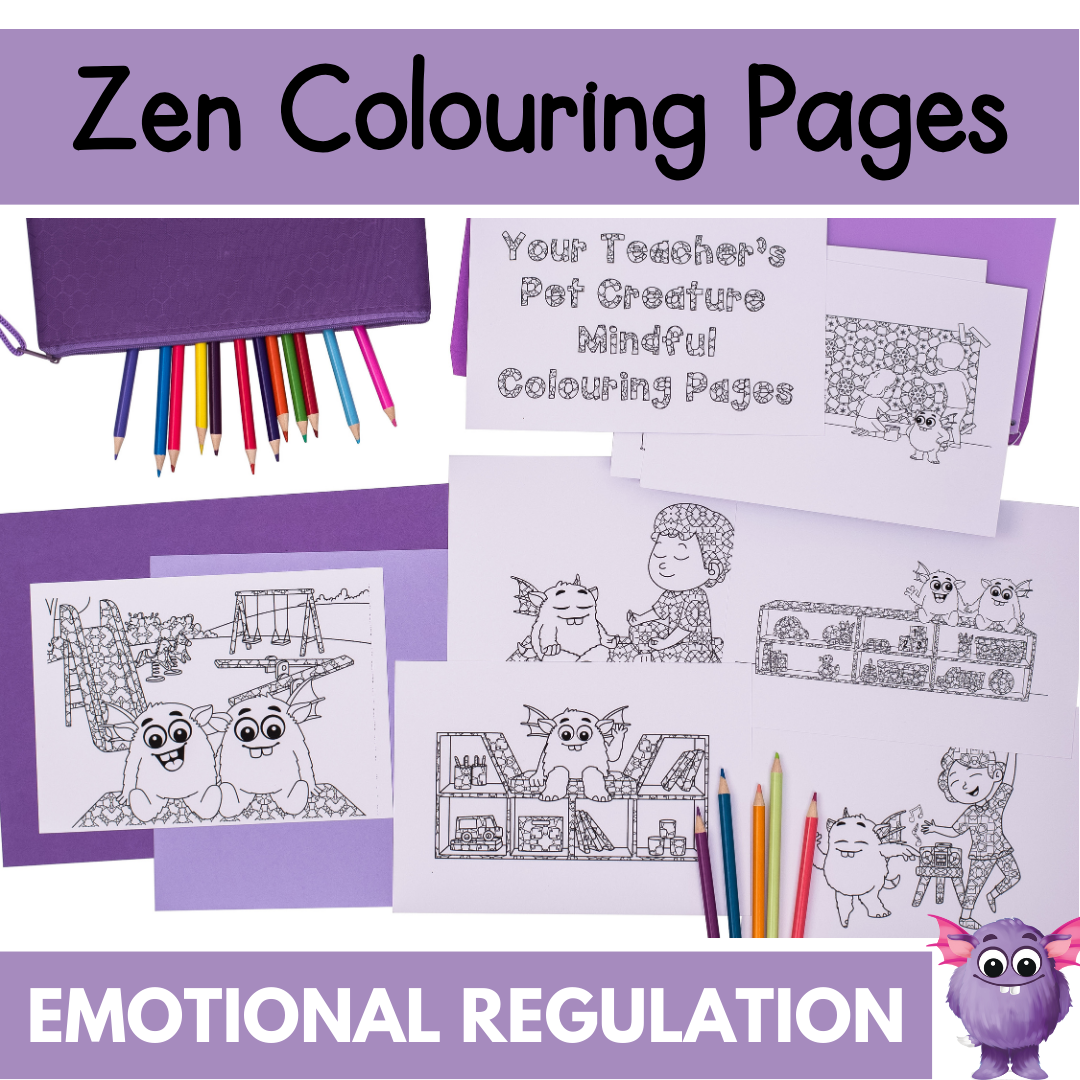 Zen Colouring Pages for Mindfulness and Calming