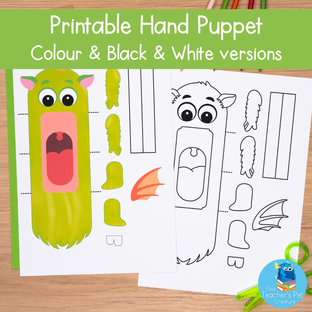 Social Skills Digital Book & Printable Puppets Bundle