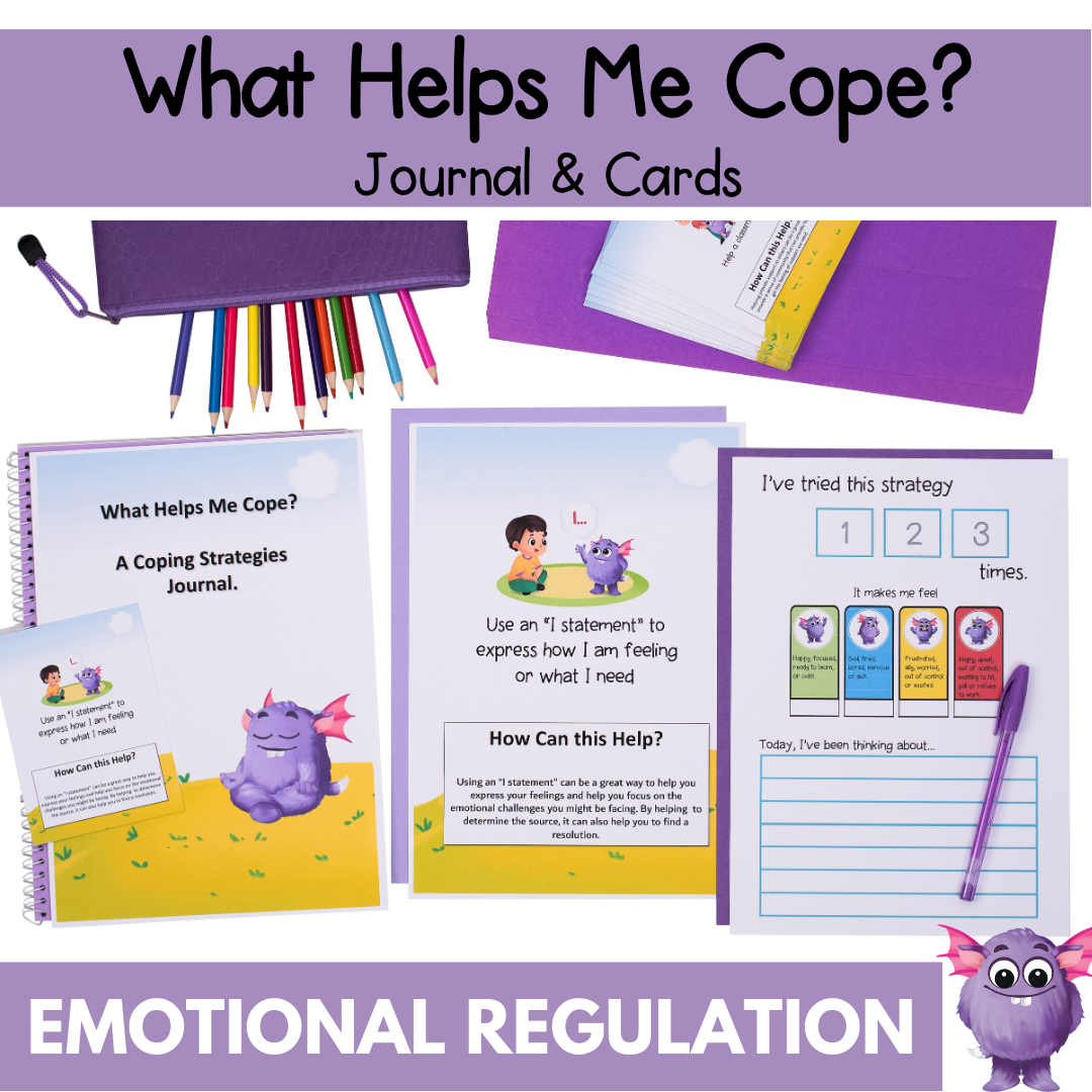 What Helps Me Cope - Calming Strategies Journal & Cards