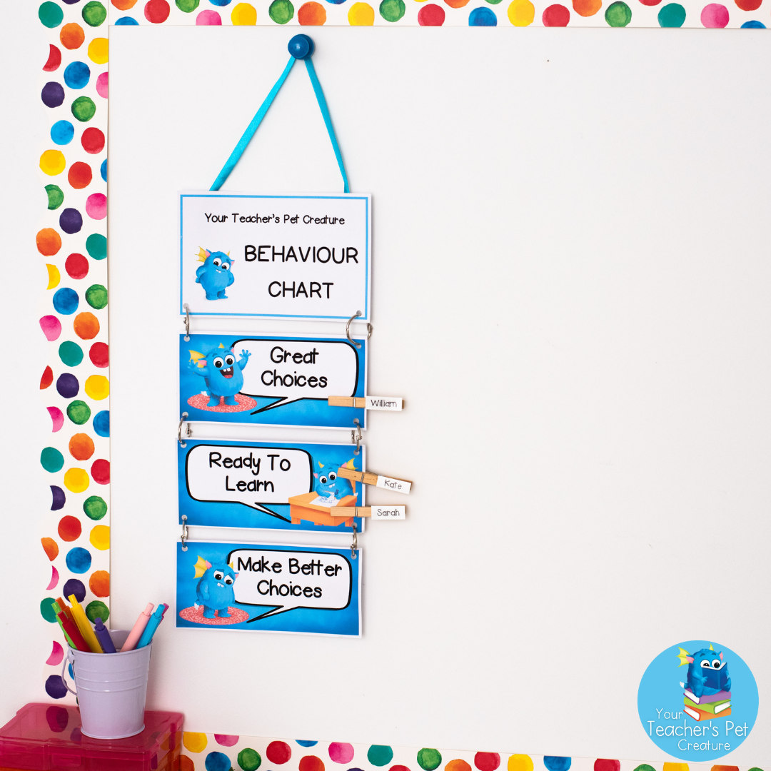 Whole Class Behaviour Peg Chart - Visual Reward Tracker