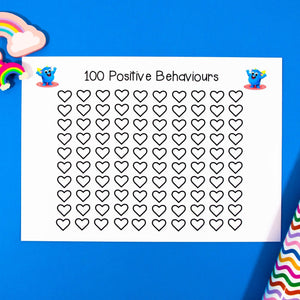100 Acts of Kindness + Friendship Chart - Positive Behaviour Reward Tracker - Your Teacher's Pet Creature