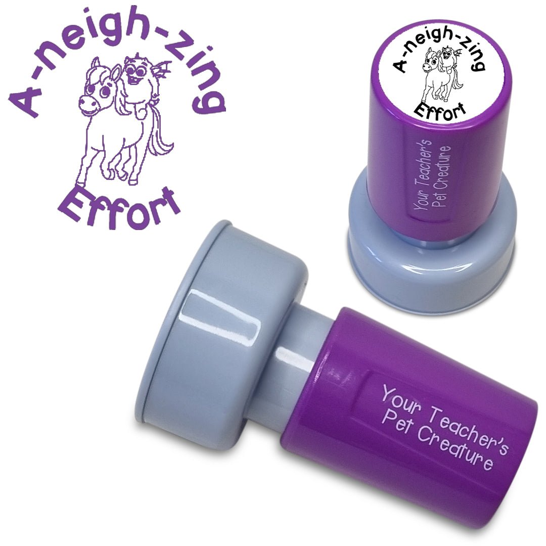 A-neigh-zing Effort - Pre Inked Teacher Stamp - Your Teacher's Pet Creature