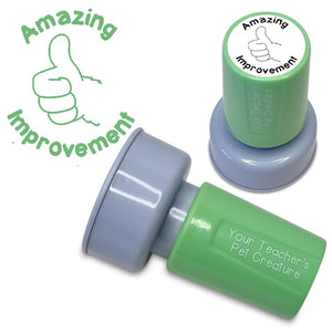 Amazing Improvement - Pre Inked Teacher Stamp - Your Teacher's Pet Creature