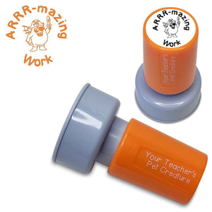 ARRR-mazing Work - Pre Inked Teacher Stamp - Your Teacher's Pet Creature