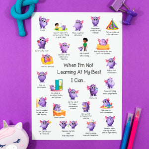 Calming Strategies Posters for Emotional Regulation - Calming Corner Printables - Your Teacher's Pet Creature