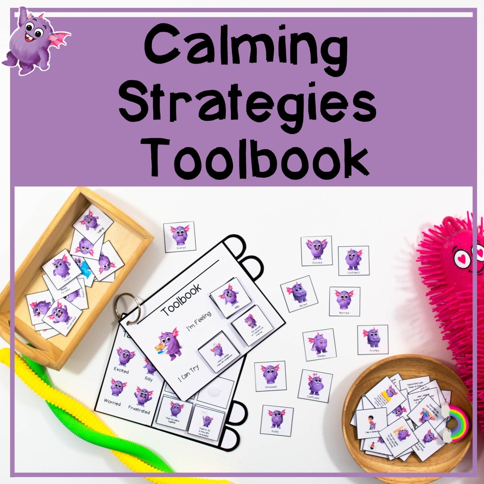 Calming Strategies Printable Book - Emotional Regulation Tools - Your Teacher's Pet Creature
