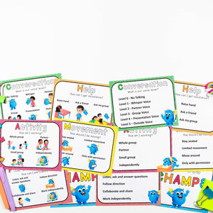 CHAMPS Posters for the Classroom - Upper & Lower Primary - PDF & Editable Format - Your Teacher's Pet Creature