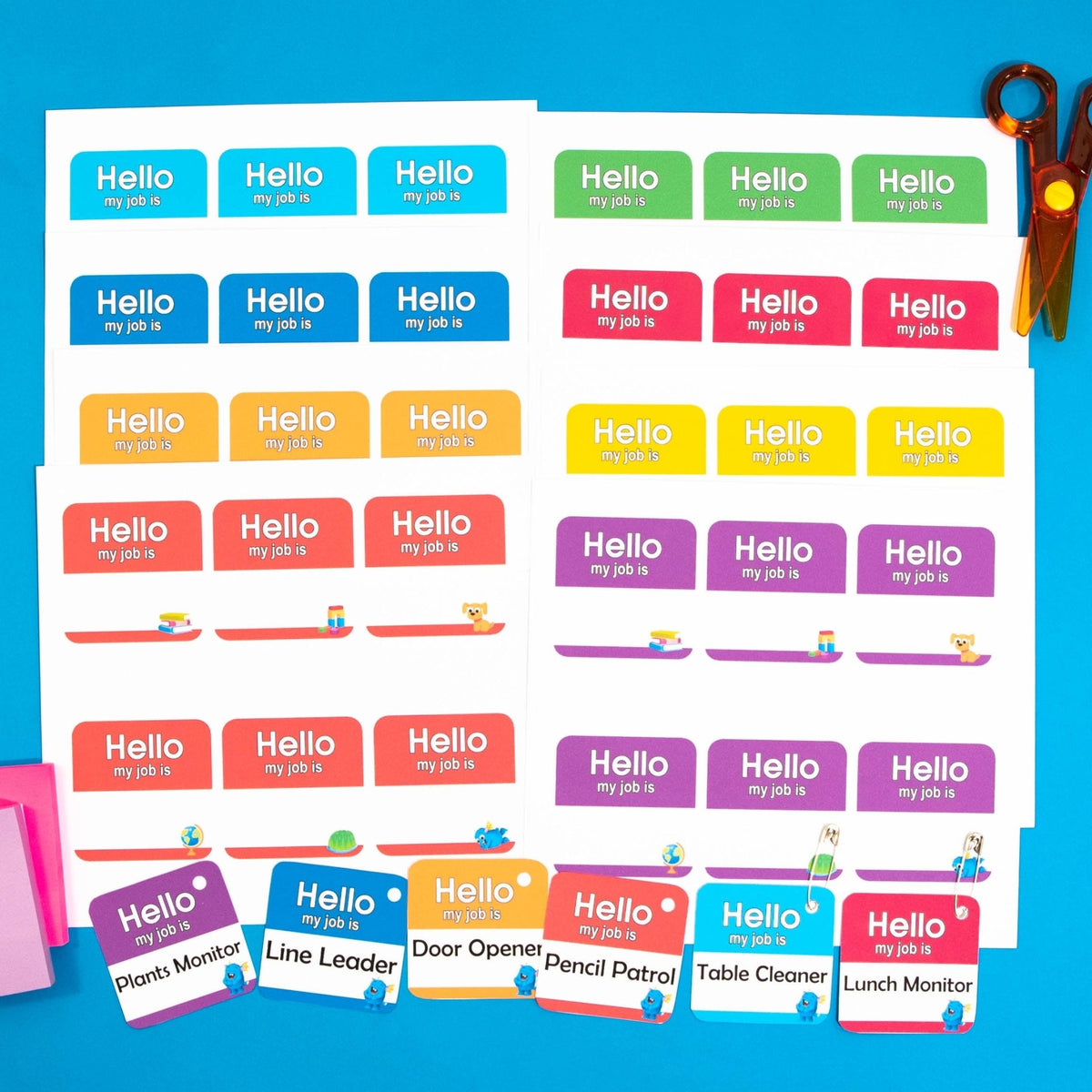 Classroom Economy Pack - Printable Marketplace with Currency Rewards & Job Cards - Your Teacher's Pet Creature