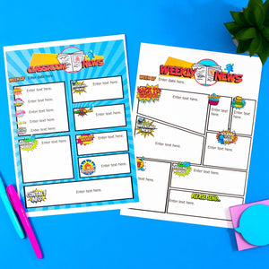 Classroom Newsletter Template - Your Teacher's Pet Creature